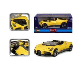 Bburago TOP - Bugatti Mistral - Żółty / skala 1:18