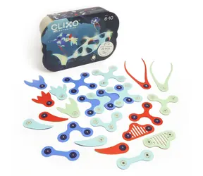 Zestaw magnetyczny Clixo Ocean Creatures / 24 elementy / od 6 lat