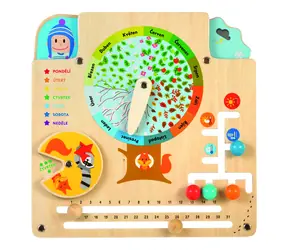 Drewniana gra edukacyjna Lucy & Leo Nature Calendar / od 3 lat