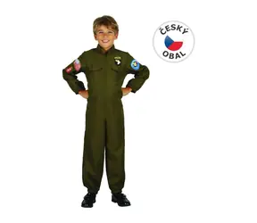 MaDe 09381 - Sukienka karnawałowa - pilot wojskowy, 110 - 120 cm