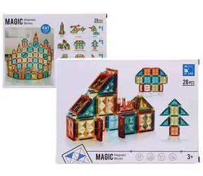 Magnetyczny zestaw konstrukcyjny MaDe dla dzieci
