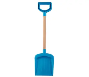 Łopata Androni z drewnianą rączką i niebieskim uchwytem / długość 53 cm / od 12 miesięcy