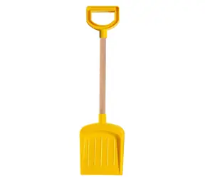 Łopata Androni z drewnianą rączką i uchwytem żółtym / długość 53 cm / od 12 miesięcy