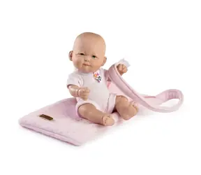 Guca 946 NOWORODEK DZIEWCZYNKA - realistyczna lalka bobas z pełnym winylowym ciałem - 25 cm