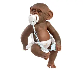 Guca 993 REBORN MONKEY - realistyczna małpka z pełnym winylowym ciałem - 32 cm / od 3 lat