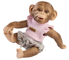 Guca 994 REBORN MONKEY - realistyczna małpka z pełnym winylowym ciałem - 32 cm / od 3 lat
