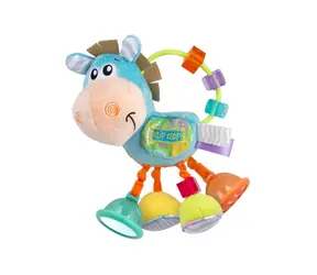 Playgro - Grzechotka osiołek niebieski / od 3 miesięcy