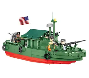 Cobi 2238 Wietnamska łódź Patrol River MK II, 1:35 / 615 kostek / 4 figurki / od 8 lat
