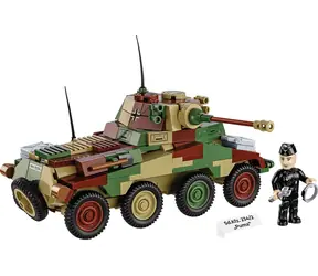 Cobi 2287 II WW Sd. Kfz 234/2 Puma, 1:35 / 470 kostek / 1 figurka / od 8 lat