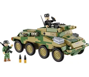 Cobi 2288 II WW Sd. Kfz 234/3 Stummel, 1:35 / 438 kostek / 2 figurki / od 8 lat