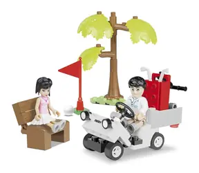 Cobi 24554 Wózek GOLF MELEX / 94 kostki / 2 figurki / 1:35 / od 5 lat