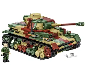 Cobi 2592 II WW PzKpfw IV Ausf. G / 1107 kostek / 1 figurka / 1:28 / od 10 lat