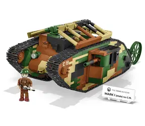 Cobi 2993 Great War Mark I no C.19 / 878 kostek / 1 figurka / 1:35 / od 9 lat
