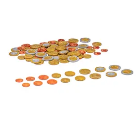 Monety do gry Wissner Euro 80 szt.