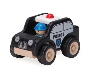 Drewniany miniaturowy pojazd patrolowy Wonderworld