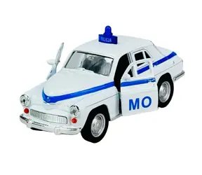 Welly Warszawa 224 POLICJA 1:34 kolor biały