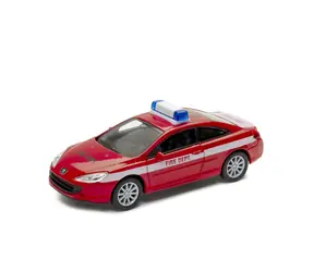 Welly Peugeot Coupe 407 FIRE DEPT. 1:34 czerwony