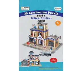Puzzle 3D Fiesta Crafts Posterunek Policji