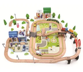 2Kids Toys Tory kolejowe Miasto i wieś 200 elementów