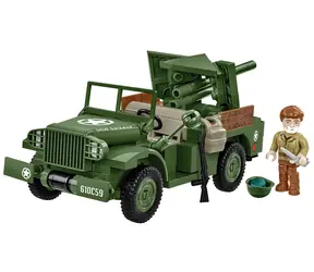 Cobi 3116 II WW 37 mm GMC M6 Fargo / 230 kostek / 1 figurka / 1:35 / od 7 lat
