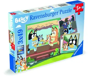Ravensburger Bluey / 3x49 elementów / od 5 lat