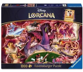 Ravensburger Disney Lorcana - Błyski Królestwa: Rubin / 1000 elementów / od 14 lat