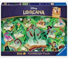 Ravensburger Disney Lorcana - Błyski Królestwa: Szmaragd / 1000 elementów / od 14 lat