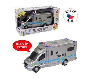 MaDe 10709 Radiowóz na baterie / 19,5 cm / światło i dźwięk / od 3 lat