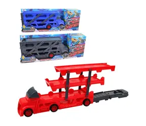 MaDe 15857 Wagon towarowy, transport na 6 samochodów / 45 cm / od 3 lat