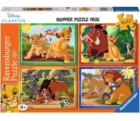 Ravensburger Disney: Król Lew / 4x42 elementy / od 4 lat