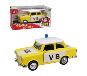 Samochód MaDe Trabant-policja, metal / 12 cm / od 3 lat