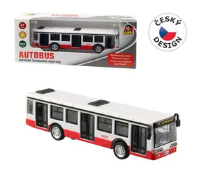 MaDe 10646 Autobus metalowy z biegiem wstecznym / 16cm / od 3 lat