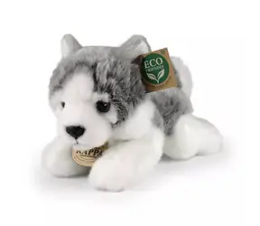 Rappa Pluszowy piesek Husky leżący 20 cm / EKOLOGICZNY / od 0 lat