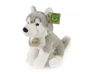 Rappa Pluszowy piesek Husky siedzący 23 cm / KOLEKCJA MIĘKKA / od 0 lat