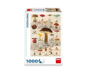 Dino Puzzle Grzyby kolaż / 1000 elementów / od 15 lat