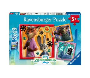 Ravensburger Zootropolis: Miasto zwierząt / 3x49 elementów / od 5 lat