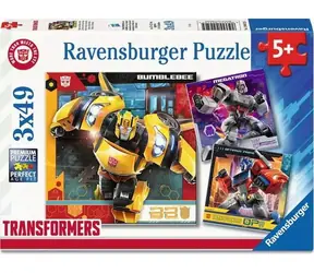 Transformersy Ravensburger / 3x49 elementów / od 5 lat