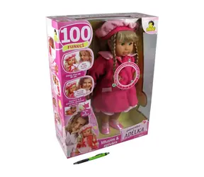 MaDe 62307 Lalka Adélka 100 funkcji różowa / 45cm / od 3 lat