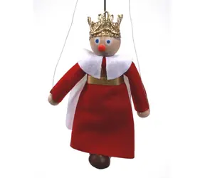 Gerlich Drewniana kukiełka Król Ferdynand