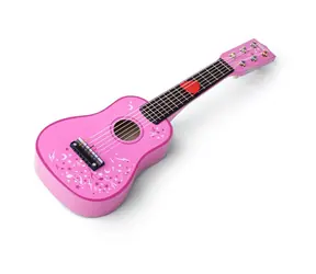 Tidlo Drewniana Gitara Gwiazda Różowa