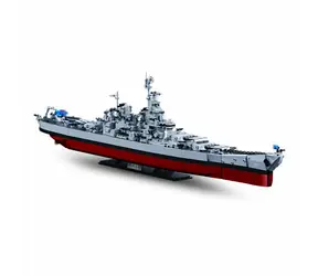Klocki modelarskie Sluban M38-B1291 Pancernik USS Missouri 1:350 / od 10 lat