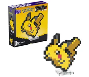 Mattel HTH74 Mega Pokémon pixel art - pikachu / od 13 lat
