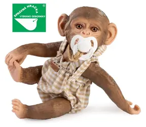 Guca 991 REBORN MONKEY - realistyczna małpka z pełnym winylowym ciałem - 32 cm
