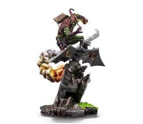 Iron Studios - Zielony Goblin - Diorama Spider-Man kontra złoczyńcy - Skala sztuki BDS 1/10