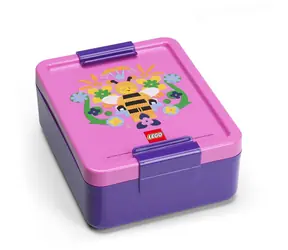 Pudełko na przekąski LEGO® Bee - fioletowe
