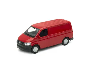 Welly Volkswagen Transporter T6 VAN 1:34 srebrny