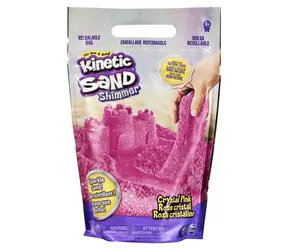 Spin Master Kinetic Sand opakowanie błyszczącego różowego piasku 0,9 kg / od 3 lat