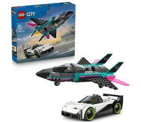 LEGO® City 60489 Odrzutowiec kontra samochód / Liczba elementów: 259 / od 6 lat