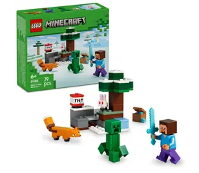LEGO® Minecraft® 21583 Steve i przygoda w tajdze / Liczba elementów: 79 / od 6 lat
