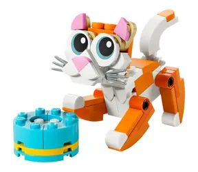 LEGO® Creator 3 w 1 30714 Pomarańczowy kot / Liczba elementów: 79 / od 6 lat